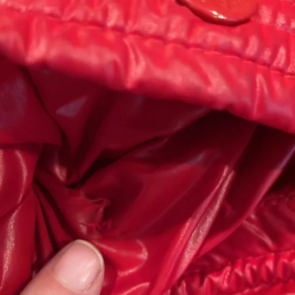 SALE! EUC MONCLER moto-style puffer jacket/Red Hot & Ready for Whatever Weathah! - Picture 9 of 17
